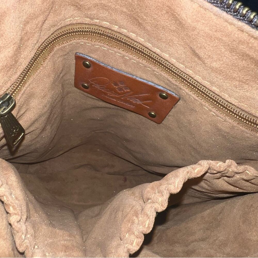 Patricia Nash Brown Leather Crossbody Bag Purse - Picture 5 of 10